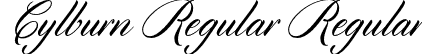 Cylburn Regular Regular font - Cylburn.otf