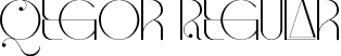 Qegor Regular font - Qegor.otf