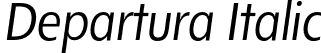 Departura Italic font - Departura-Italic.otf