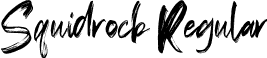 Squidrock Regular font - Squidrock-ZVVXm.otf