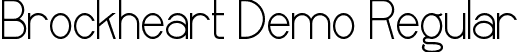 Brockheart Demo Regular font - BrockheartDemoRegular.ttf