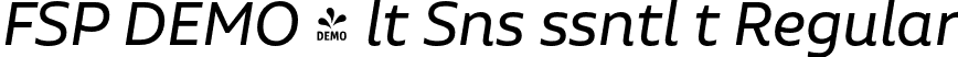 FSP DEMO - lt Sns ssntl t Regular font - Fontspring-DEMO-aaltosansessential-regularit.otf