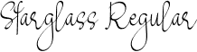 Starglass Regular font - Starglass-DOOKW.otf