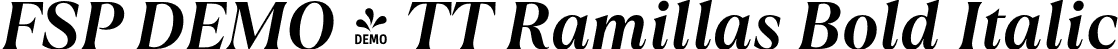 FSP DEMO - TT Ramillas Bold Italic font - Fontspring-DEMO-tt_ramillas_bold_italic.otf