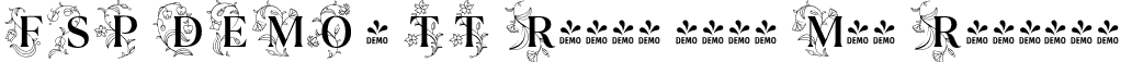 FSP DEMO - TT Rmlls ntls Mdm Regular font - Fontspring-DEMO-tt_ramillas_initials_medium.otf