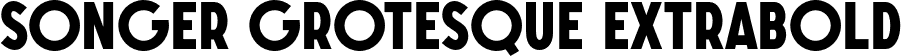 SONGER Grotesque ExtraBold font - SONGER_G_ExtraBold.otf