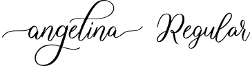 Angelina Regular font - Angelina-X3Dz9.otf