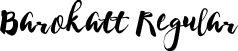 Barokatt Regular font - Barokatt.otf