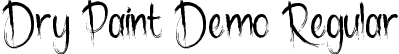 Dry Paint Demo Regular font - DryPaintDemoRegular.ttf