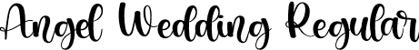 Angel Wedding Regular font - Angel Wedding.otf