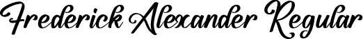 Frederick Alexander Regular font - Frederick Alexander.ttf