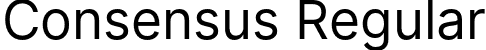 Consensus Regular font - Consensus-Regular.otf