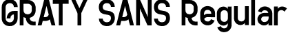 GRATY SANS Regular font - GratySans.otf