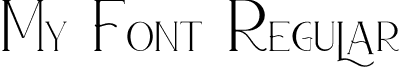 My Font Regular font - The_Lost_Cord.otf