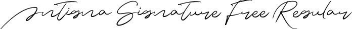 Antigna Signature Free Regular font - Antigna Signature.ttf