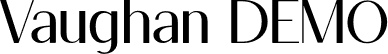 Vaughan DEMO font - Vaughan-DEMO.otf