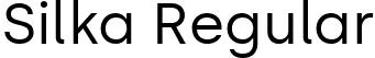 Silka Regular font - silka-regular-webfont.ttf