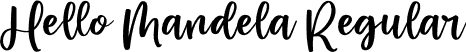 Hello Mandela Regular font - Hello Mandela.otf