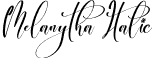 Melanytha Italic font - Melanytha Italic.ttf