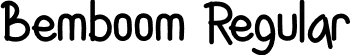 Bemboom Regular font - Bemboom.otf