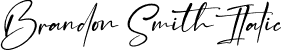 Brandon Smith Italic font - Brandon Smith Italic.otf