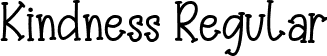 Kindness Regular font - Kindness demo.otf