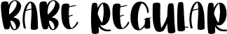 Babe Regular font - Babe.otf