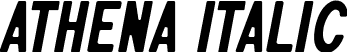 Athena Italic font - AthenaItalic-d9qyX.ttf