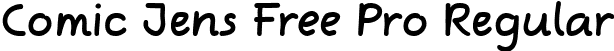 Comic Jens Free Pro Regular font - ComicJensFreePro-Regular.ttf