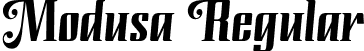 Modusa Regular font - Modusa.otf