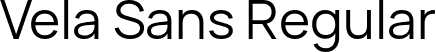 Vela Sans Regular font - VelaSans-Regular.otf