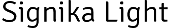 Signika Light font - Signika-Light.ttf