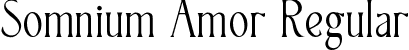 Somnium Amor Regular font - SomniumAmor-w1jP6.ttf