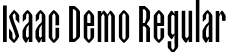 Isaac Demo Regular font - IsaacRegularDemo-JR2rn.otf