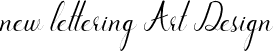 new lettering Art Design font - new lettering.otf