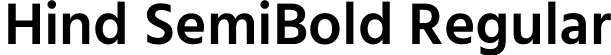 Hind SemiBold Regular font - hind-semibold.otf