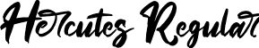 Hercutes Regular font - Hercutes.ttf