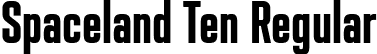 Spaceland Ten Regular font - Pepper Type - Spaceland-Ten.otf