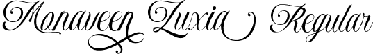 Monaveen Luxia Regular font - MonaveenLuxia-YzvXo.ttf