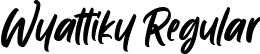 Wyattiky Regular font - WyattikyRegular-Ea8Jr.ttf