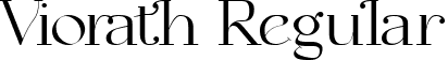 Viorath Regular font - Viorath.ttf