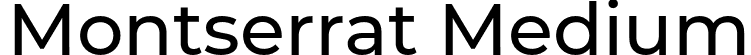 Montserrat Medium font - Montserrat-Medium.otf