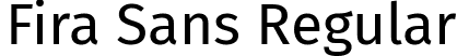 Fira Sans Regular font - FiraSans-Regular.ttf