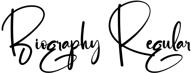 Biography Regular font - Biography.otf