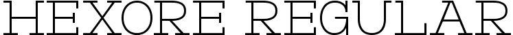 Hexore Regular font - Hexore-RpgMA.ttf