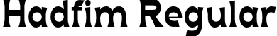 Hadfim Regular font - HadfimRegular-X3yDZ.otf