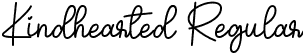 Kindhearted Regular font - Kindhearted.ttf