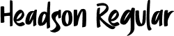 Headson Regular font - Headson.otf