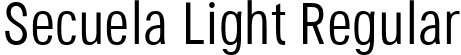 Secuela Light Regular font - Secuela-Light.ttf