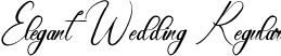 Elegant Wedding Regular font - ElegantWedding.otf